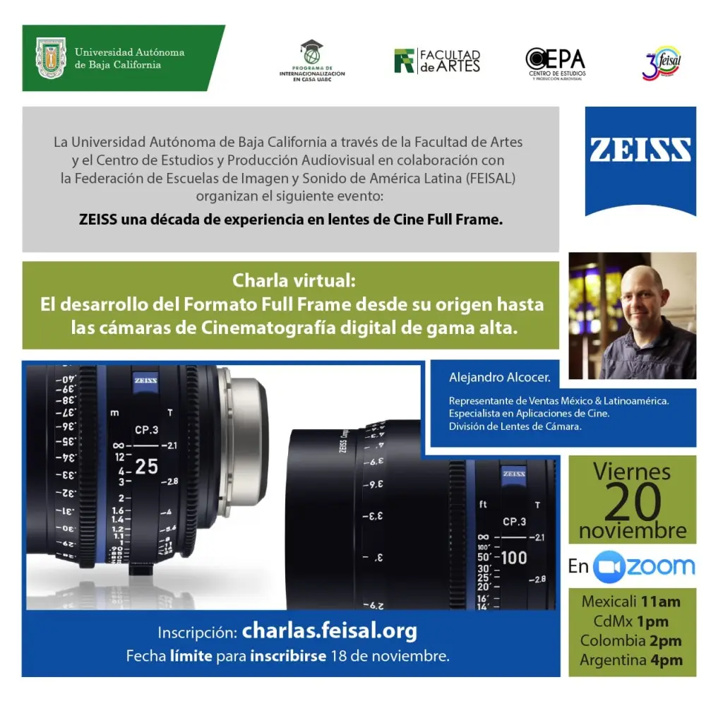 Los lentes para cine digital